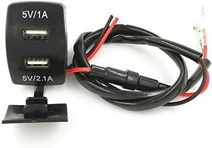 Davitu Kábelek, Adapterek & Sockets - 50PCS/SOK 12V-24V-os Mini Micro Dual USB Csatlakozó Autó, Motorkerékpár szivargyújtó Aljzat Autós