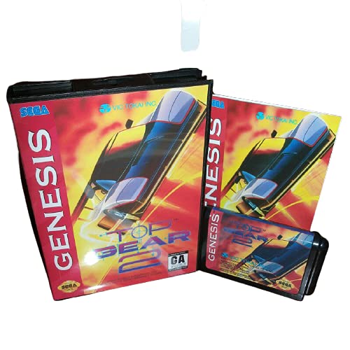 Aditi Top Gear 2 MINKET Fedél Mezőbe, majd Kézikönyv Sega Megadrive Genesis videojáték-Konzol 16 bit MD Kártya (Japán Esetében)