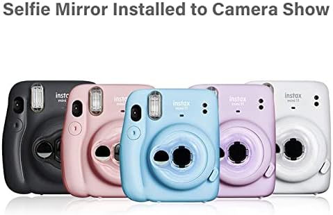 MUZIRI KINOKOO Közelről Lencse Fujifilm Instax Mini 11 önarckép-Tükörbe, Fuji Instax Mini 11 Önarckép Objektív-Fekete