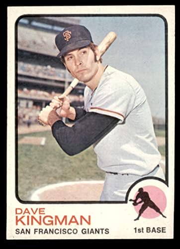 1973 Topps 23 Dave Kingman a San Francisco Giants (Baseball Kártya) NM/MT Óriások