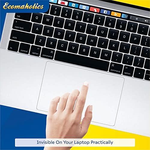 (2 Db) Ecomaholics Laptop Touch pad Védő Fedelet a HP Envy x360 15 (15-dr1000) 15.6 hüvelykes Laptop, Átlátható, Nyomon pad Védő