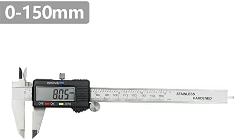 SMANNI Féknyereg LCD Digitális Tolómérő mérőműszerek Nyomtávú Mikrométer 0-150mm Pontosság 0,01 mm Rozsdamentes Acél Vernier Féknyereg