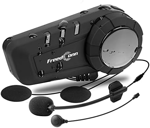 FreedConn Bukósisakot Bluetooth Headset Kaputelefon KY Pro 4 Lovasok 1200m Motoros Kommunikációs Rendszer Bluetooth 5.0 (Egy Csomag)