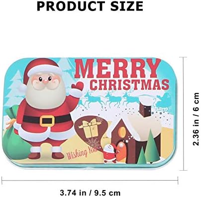 Cabilock ) Karácsonyi Bádog Doboz Jogosultja Karácsonyi Üres dobozokat Candy Doboz Karácsonyi Süti Tins Édesség Ajándék Tároló