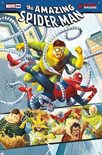 Tendenciák a Nemzetközi Marvel Comics - Spider-Man: Elképesztő - Baljós Hat Fedél Fali Poszter, 22.375 x 34, Prémium Poszter &