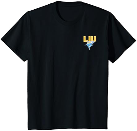 Long Island Cápák LIU Bal Mellén Ikon Logo Póló