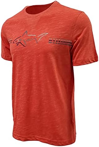 Greg Norman Férfi Soft Touch Nagy Cápa Logó Sleeve T-Shirt