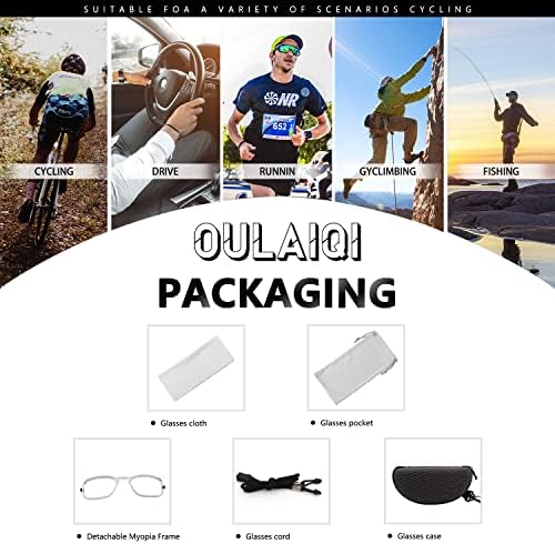 OULAIQI Kerékpáros Napszemüveg Baseball Sport Napszemüveg UV 400 szemvédő szemüveg Férfiak, Nők számára a Kerékpározás, Futás,Kerékpár