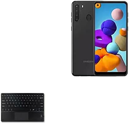 BoxWave Billentyűzet Kompatibilis a Samsung Galaxy A22 5G (Billentyűzet BoxWave) - SlimKeys Bluetooth Billentyűzet, Érintőpad,
