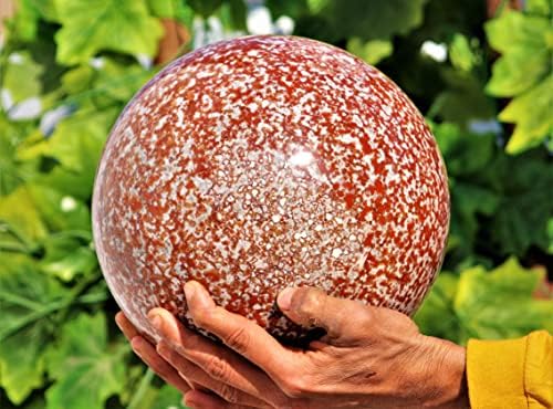 Kiváló Természetes Polírozott Piros Hornitos Poppy Jáspis Kristály Kő Gömb (220mm/15.8 kg) Csakrák Gyógyító Nagy Nyers Labdát, Ásványi