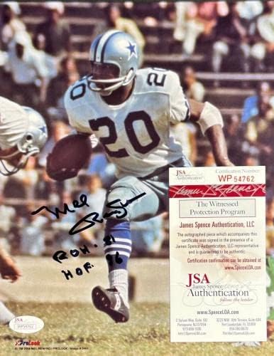 Mel Renfro - Dallas Cowboys NFL-ben aláírt 8x10 Fotó SZÖVETSÉG WP54762 - Dedikált NFL-Fotók