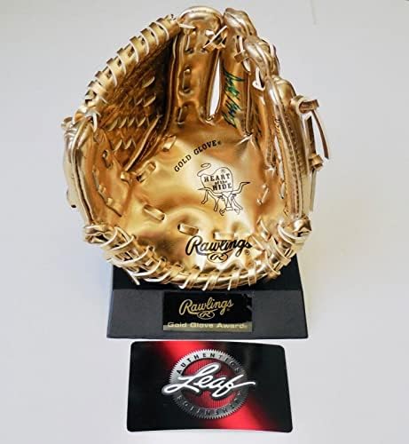 Bobby Shantz Dedikált Mini Arany Kesztyű Díjat Trófea (yankees) - Levél Coa! - Dedikált MLB Kesztyű