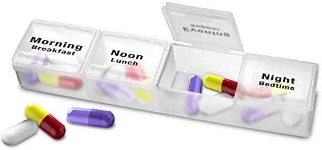 Napi Szervező, valamint Riasztó Emlékeztető a Gyógyszer, Vitaminok, Utazási Méret Tabletta Doboz Esetben által MedCenter