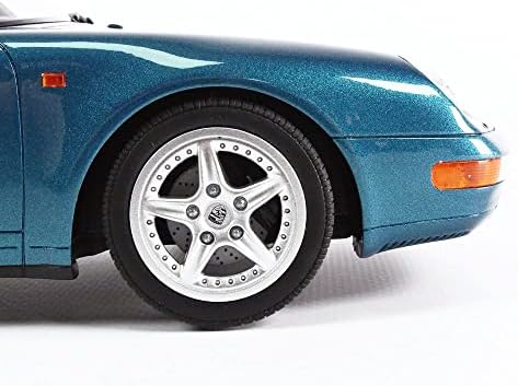 1995 911 (993) Targa a Napfénytető Türkiz Kék Metál 1/18 Modell Autó a GT Spirit GT350