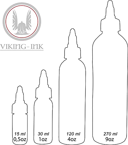 Viking Tinta Tetováló Festék KÉSZLET Bőr Szín (6 Egységek x 1/2 oz)