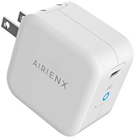 AirienX USB-C 61W Fali Töltő Kompatibilis az iPhone 12 PD 3.0 GaN C Típusú Gyors Töltés Ultra Kompakt (Összecsukható Csatlakozó) az