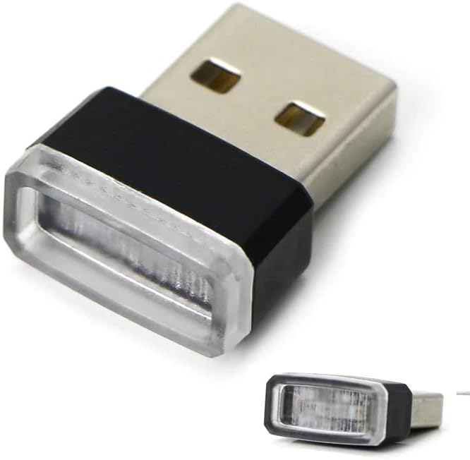 Mini LED Autó Lámpa Automatikus Belső USB Hangulat Fény Plug Dekor Lámpa Világító Autós Tartozékok