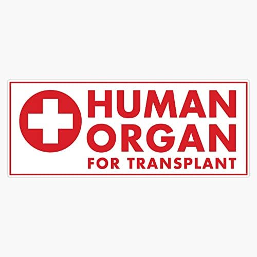 Emberi Szerv a Transzplantációt [Rx-Rb] Matrica Vinyl Matrica 6 Mil Vastag - Méret: 5