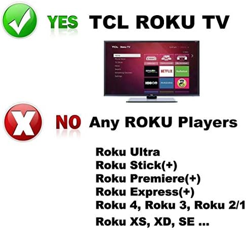 2 Csomag Eredeti Amaz247 univeral Roku TV Távirányító Működik az Összes Roku Tv-k (az Összes Márkák, Beleértve a TCL, Hisense, Éles)