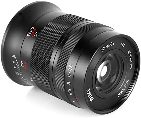 Meike 60mm f2.8 Nagy fényerejű APS-C Keret Kézi Fókusz Miniszterelnök Fix Objektív Kompatibilis Canon EF-M Mount tükör nélküli Fényképezőgépek