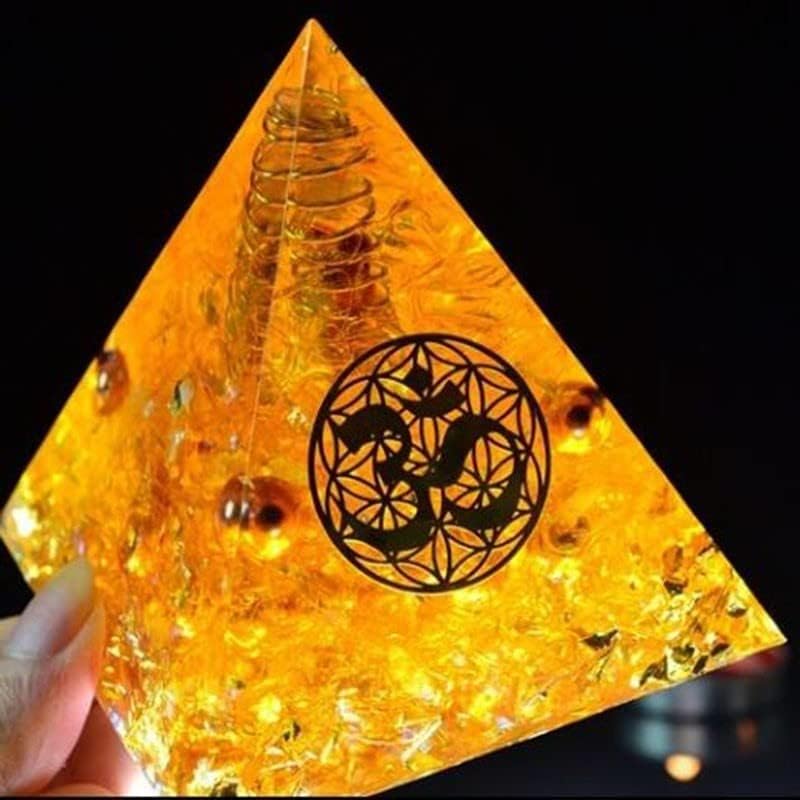 Sharvgun Aura Reiki Orgonite Aurát, Magas Frekvenciájú Piramis Árutovábbítási Nő Változás Vagyont Mező Jóga Meditáció Arany