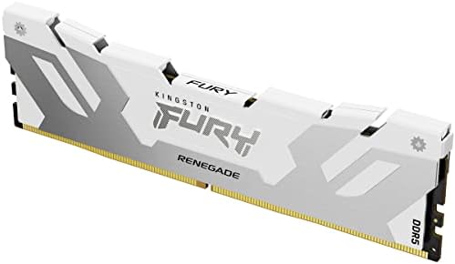 Kingston Fury Lázadó Fehér 32GB (2x16GB) 7200MT/s CL38 DDR5 DIMM | Tuning | Intel XMP 3.0 | Készlet 2 | KF572C38RWK2-32