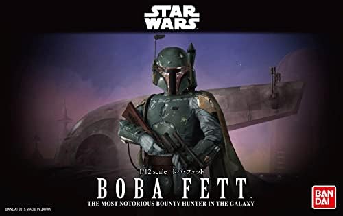 Bandai Hobby - Star Wars - Boba Fett, Bandai Szellemek Hobbi 1/12 Műanyag Modell Készlet (10941)