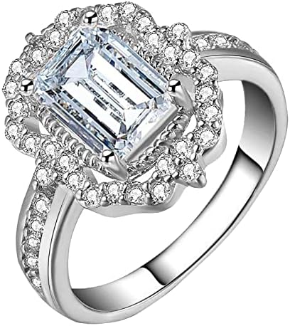 Síró Arcát Gyűrű Divat Női Cirkónium-oxid Bling Gyémánt Eljegyzési Gyűrűt a Férfiak, mind a Nők Ajándékok