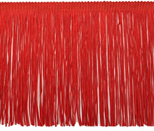 6 (15 cm) Hosszú Chainette béren kívüli Trim (Stílus CF06) Sötét borvörös E10 (Sötét Bordó Vörös) 5 Yard Value Pack (4,5 m/15