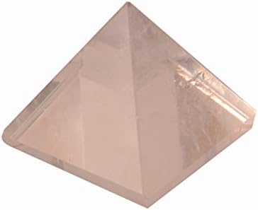 Purpledip Tiszta Kvarc Kristály Piramis (Hiteles Gem Kő, Szikla): Kézzel Polírozott Természetes Gyógyító Eszköz Vaastu Feng Shui