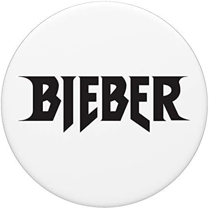 Justin Bieber Fekete/Fehér PopSockets PopGrip: Cserélhető Markolat Telefonok & Tabletta