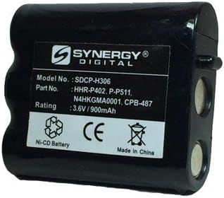 Szinergia Digitális Vezeték nélküli Telefon Akkumulátorok, Működik Panasonic KX-TG2247B Vezeték nélküli Telefon, (Ni-CD, 3,6 V, 900 mAh),