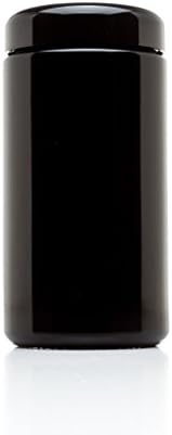 Infinity Üvegek 400 ml (13.53 fl oz) Fekete Ultraibolya Újratölthető Üres Üveg, Csavaros tetejű Üvegben